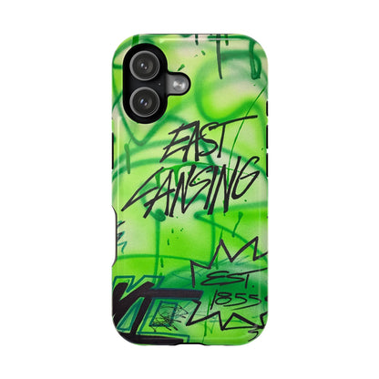 MagSafe "east lansing, mi" airbrush iPhone case