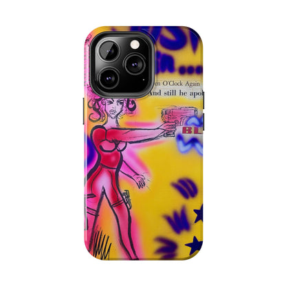 "spiraling thoughts" airbrush iPhone case