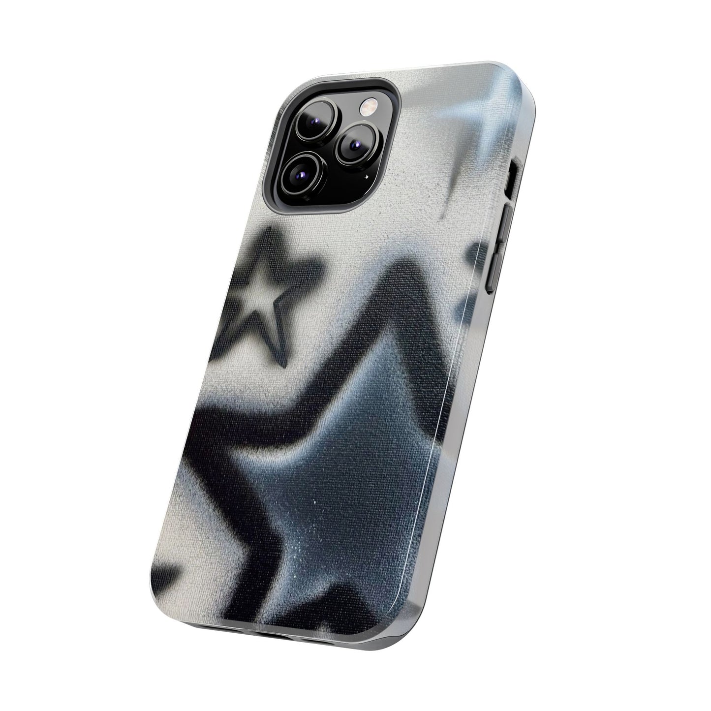 "black & white stars" airbrush iPhone case
