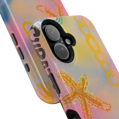 MagSafe "sweet starfish" airbrush iPhone case