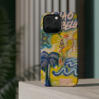MagSafe "ciao bella" airbrush iPhone case
