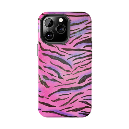 "glitter zebra" airbrush iPhone case