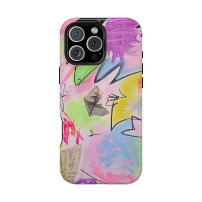 MagSafe "pastel static" airbrush iPhone case