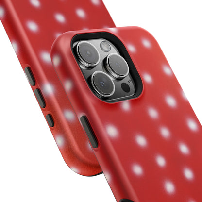 MagSafe "cherry crush polka dot" airbrush iPhone case