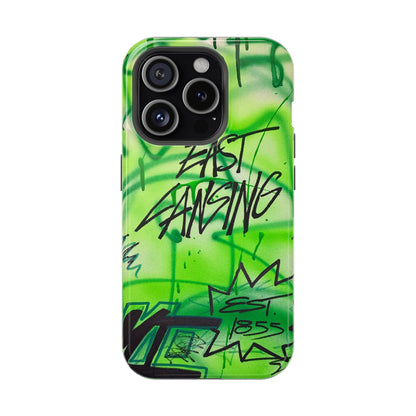 MagSafe "east lansing, mi" airbrush iPhone case
