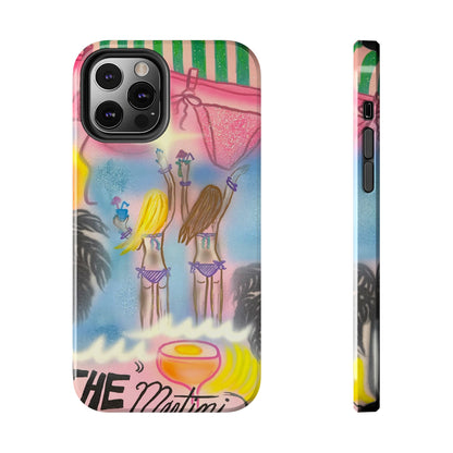 "kinis & tinis" airbrush iPhone case