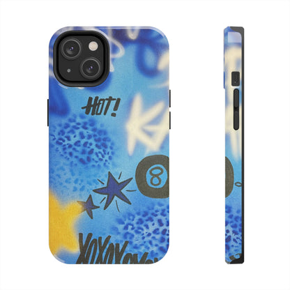 "brilliant blues" airbrush iPhone case
