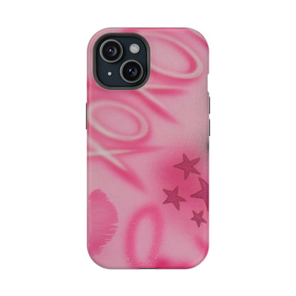 MagSafe "perfectly pink" airbrush iPhone case