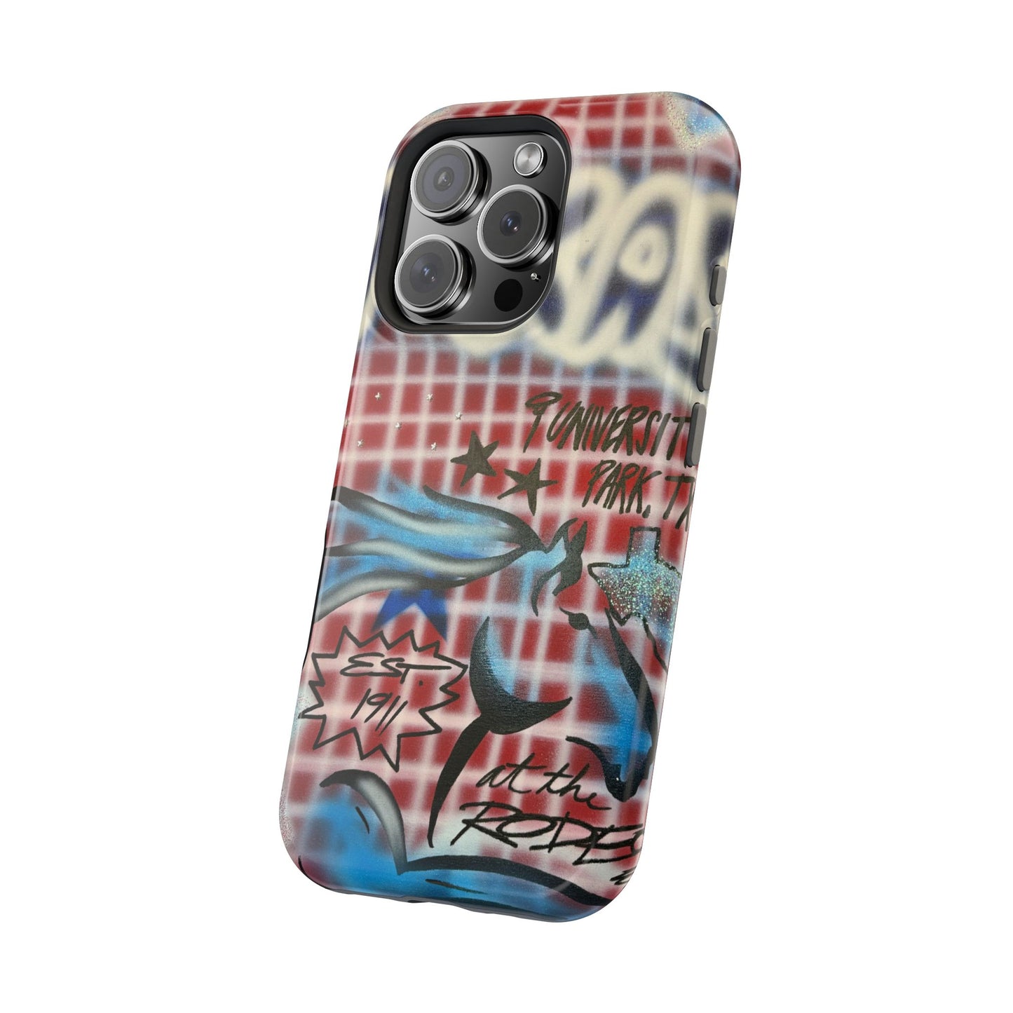 MagSafe "texas" airbrush iPhone case