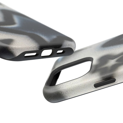 MagSafe "black & white stars" airbrush iPhone case