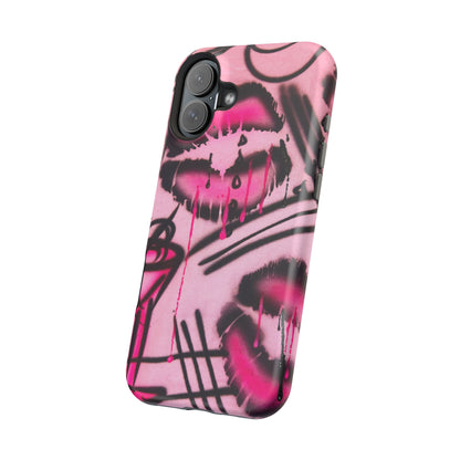 MagSafe "glossy pout" airbrush iPhone case