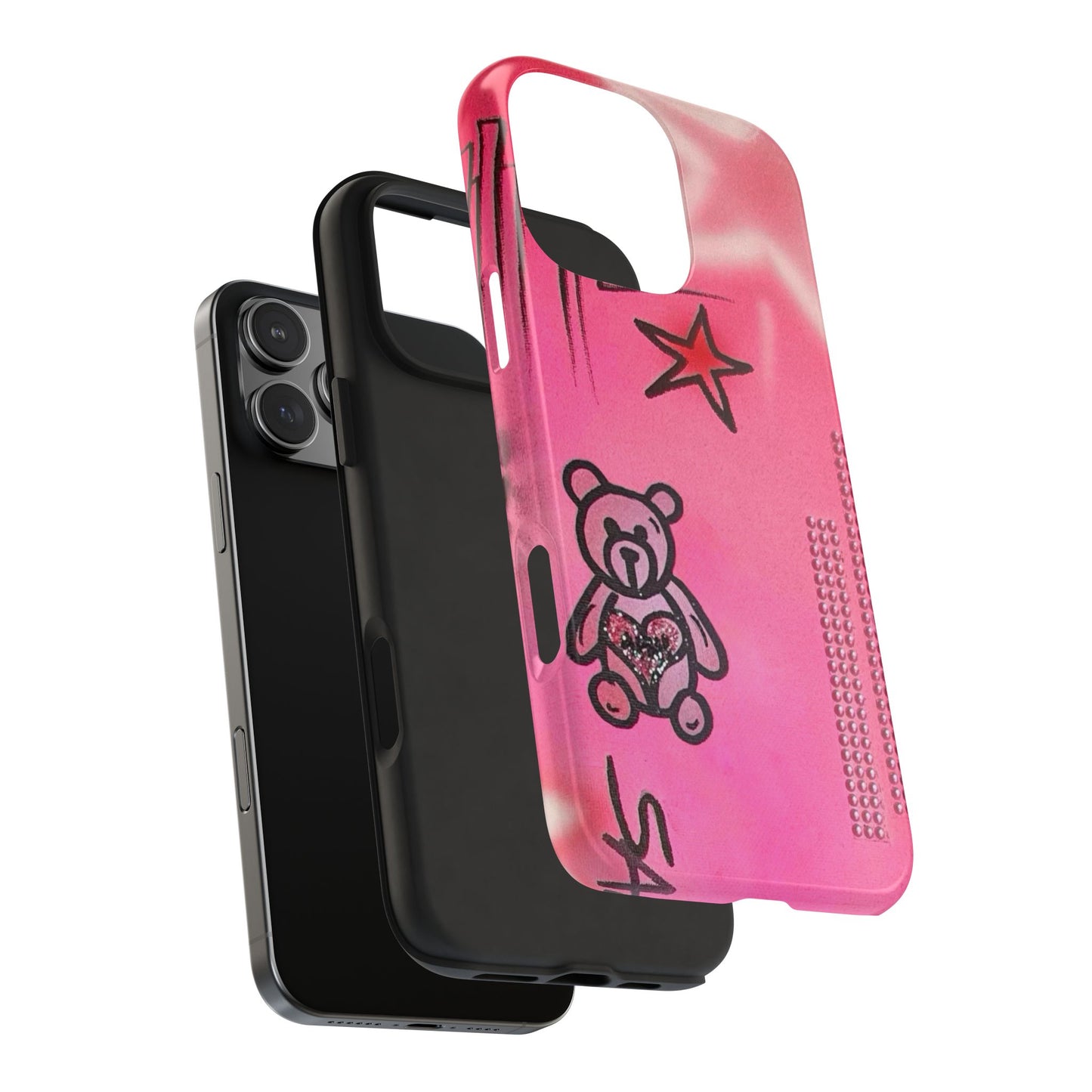 "teddy bear" airbrush iPhone case