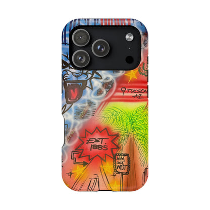 MagSafe Airbrush iPhone-Hülle „Tucson, AZ“
