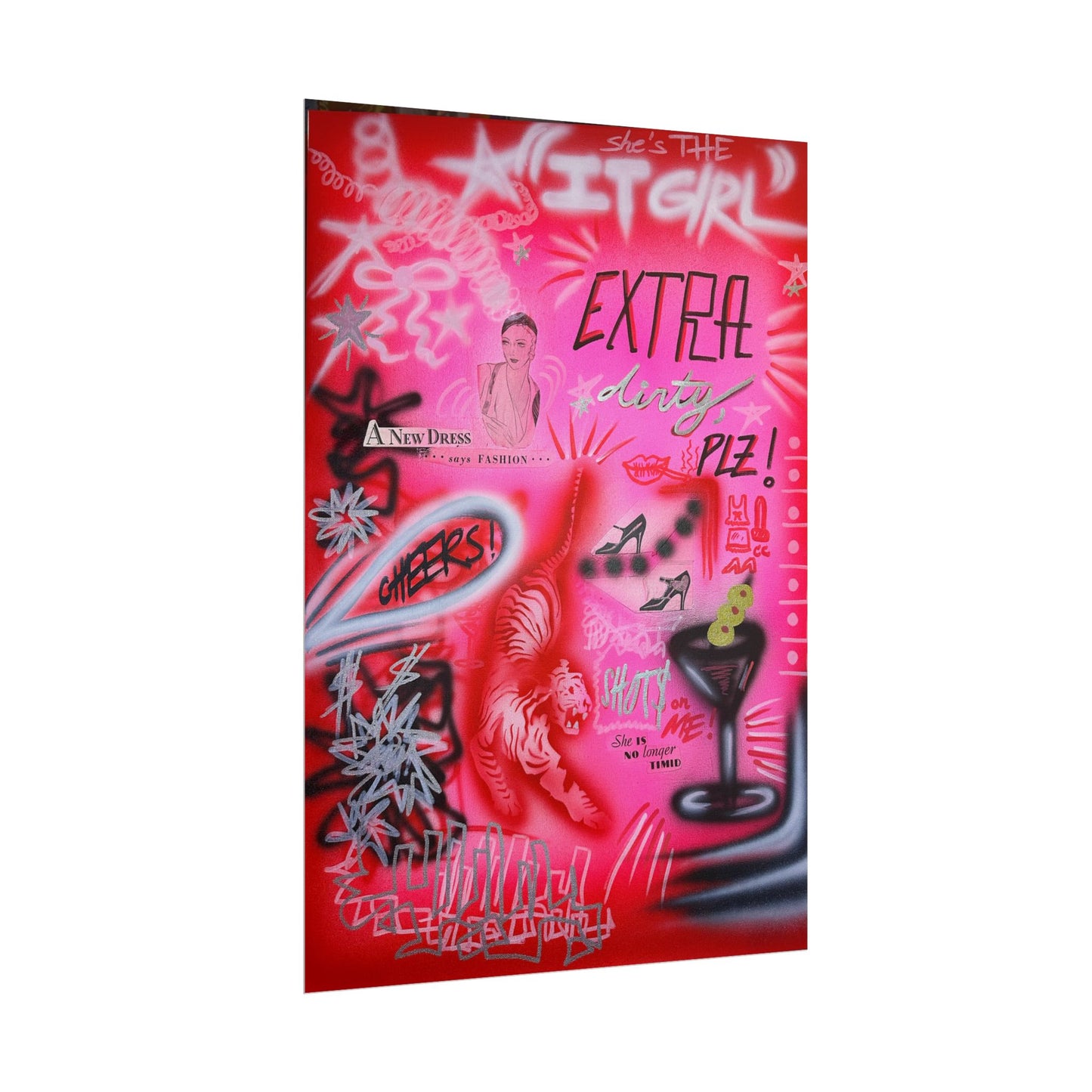 "extra dirty, plz!" airbrush rolled print