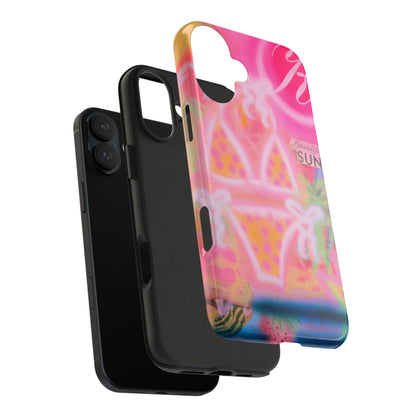 "santa monica strawberry" airbrush iPhone case