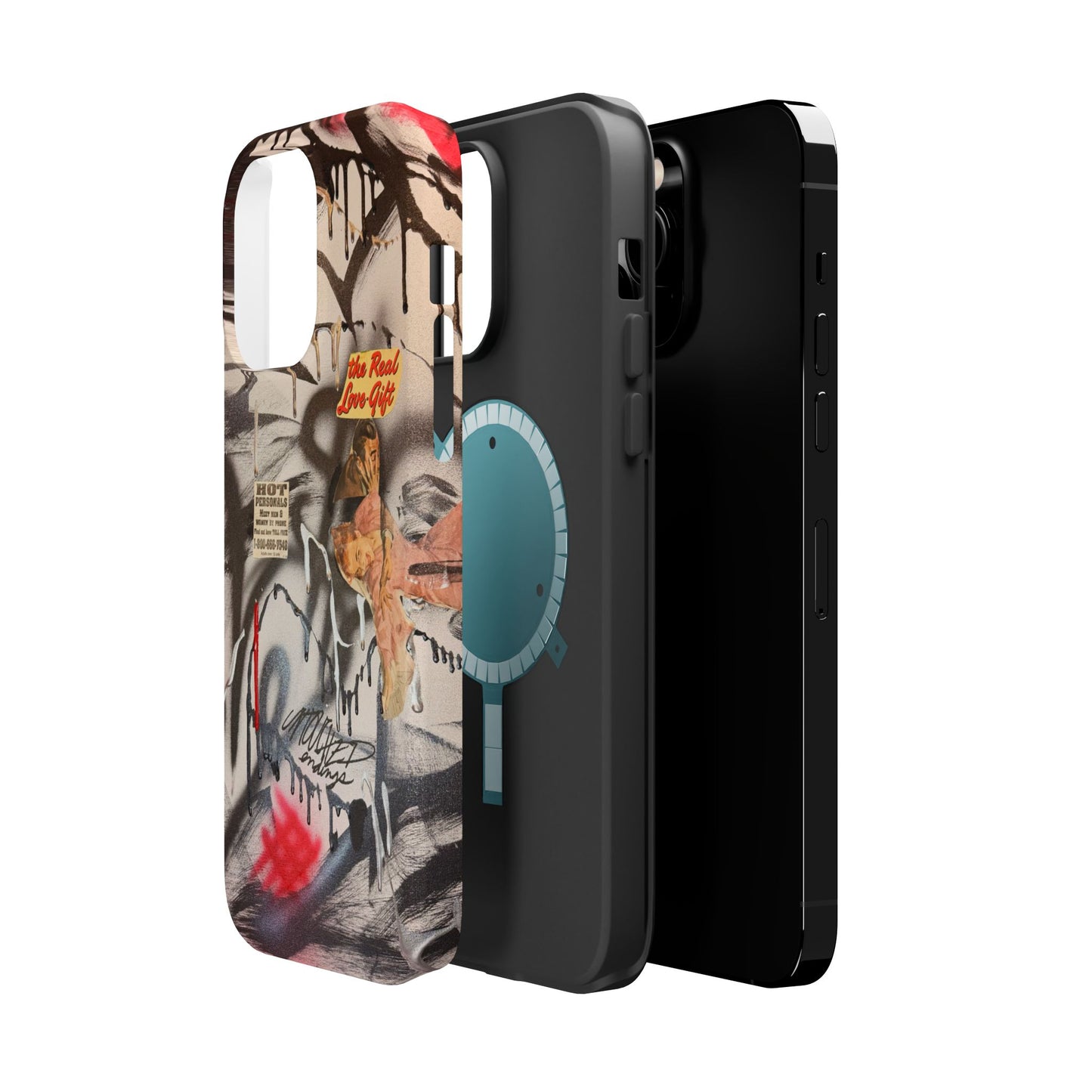 MagSafe "real love" airbrush iPhone case