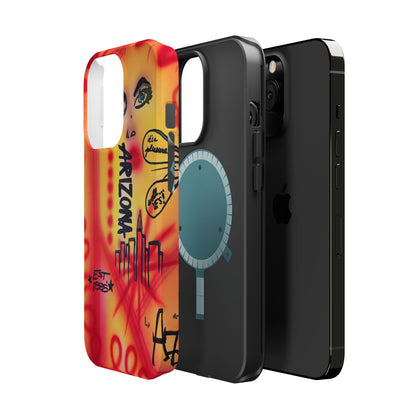 MagSafe "tempe, az" airbrush iPhone case