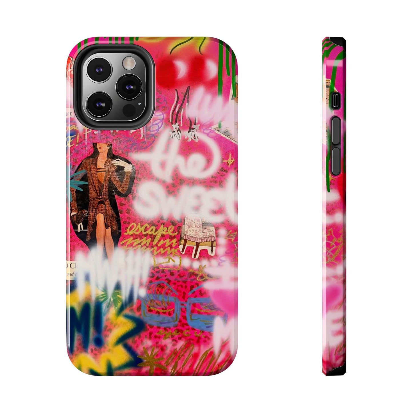 "sweet escape" airbrush iPhone case