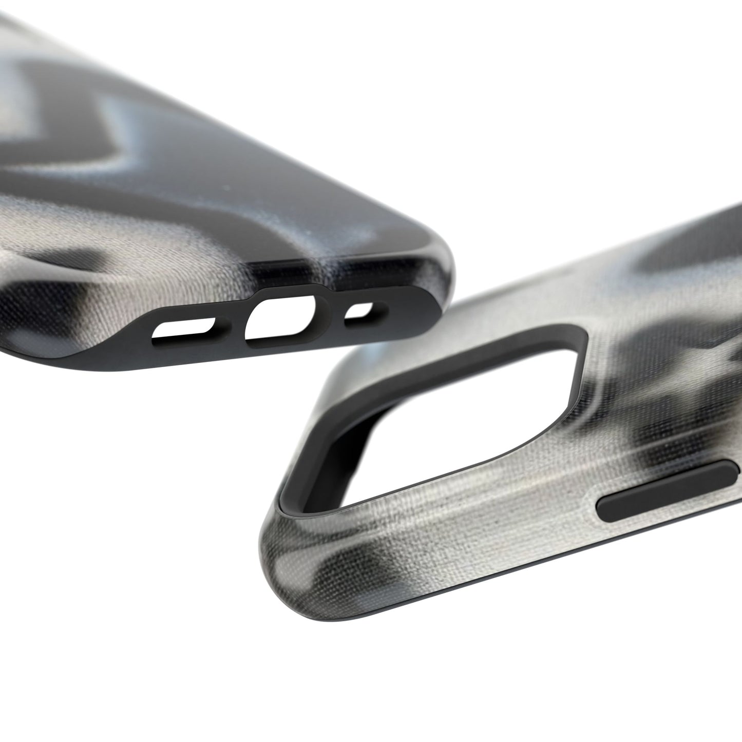 MagSafe "black & white stars" airbrush iPhone case