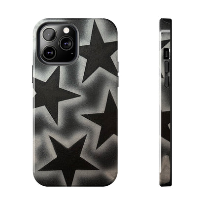 "chrome stars" airbrush iPhone case