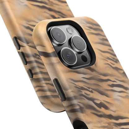 MagSafe "neutral tiger" airbrush iPhone case