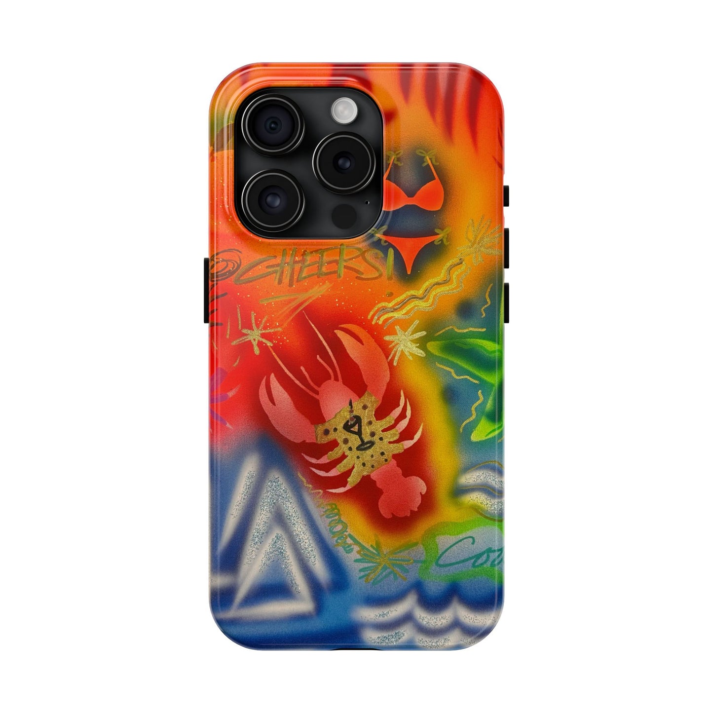 "tipsy lobster" airbrush iPhone case