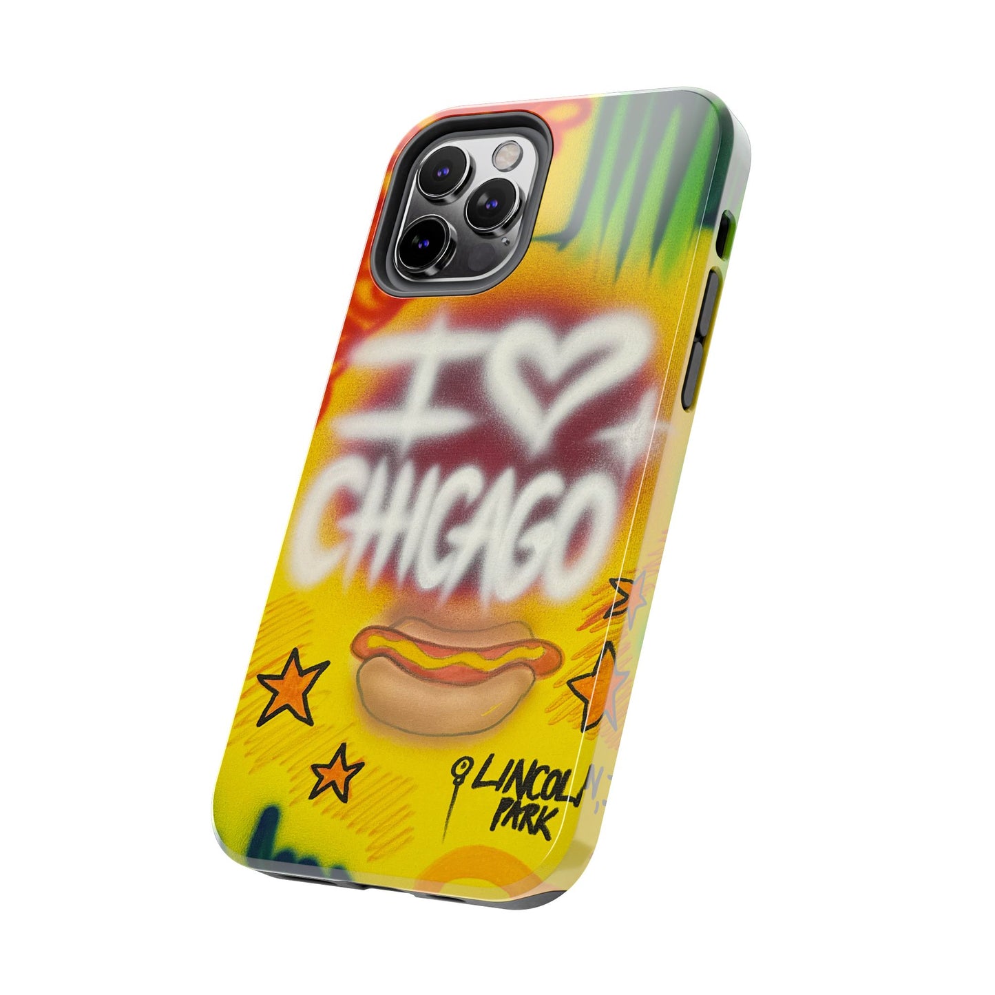 "chicago" airbrush iPhone case