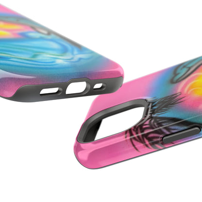 MagSafe "Delfinliebe" Airbrush iPhone-Hülle