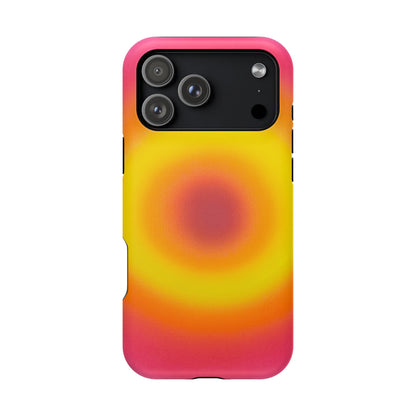 MagSafe "Pink Lemonade Aura" Airbrush iPhone Case