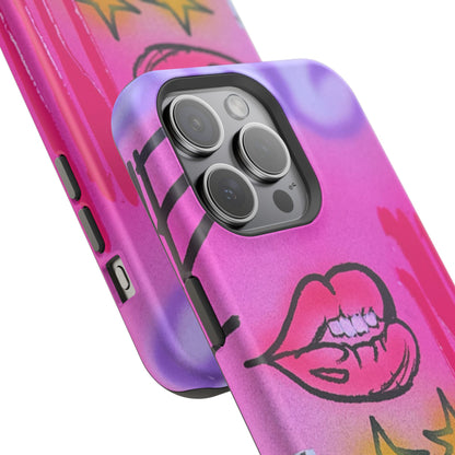 MagSafe "star drip" airbrush iPhone case