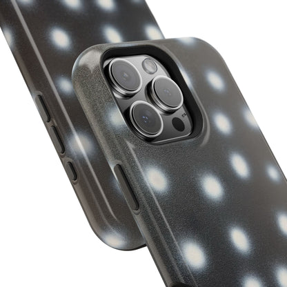 MagSafe "coconut noir polka dot" airbrush iPhone case