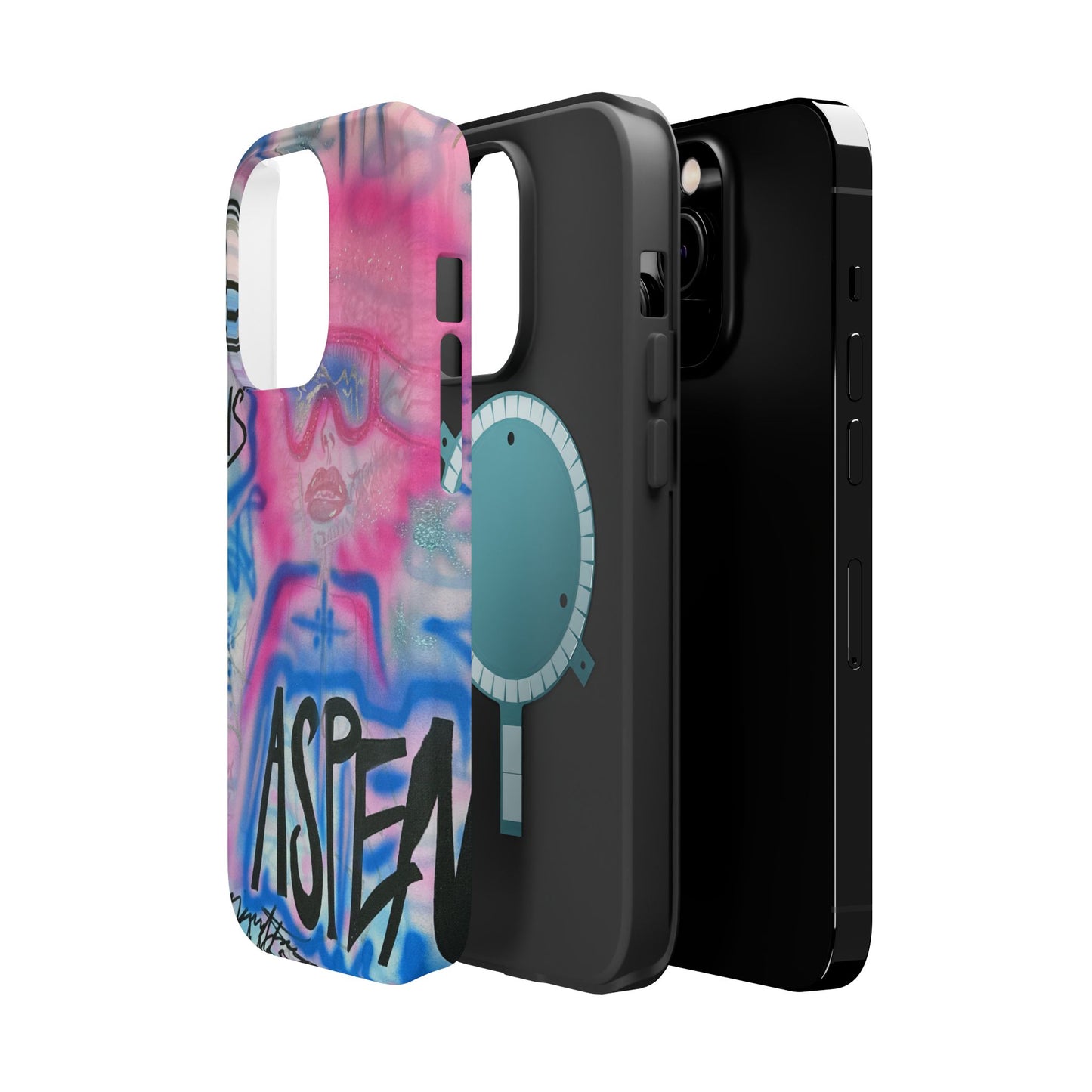 MagSafe "aspen aspirations" airbrush iPhone case