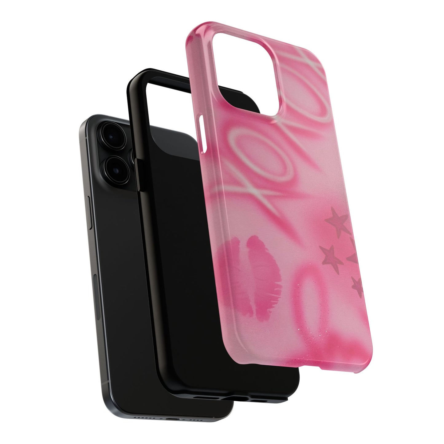 "perfectly pink" airbrush iPhone case