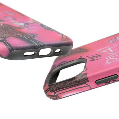 MagSafe "party diva" airbrush iPhone case