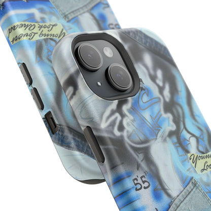MagSafe "young lovers" airbrush iPhone case