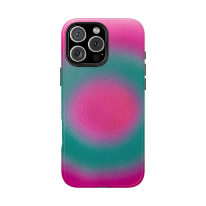 "watermelon swirl" aura airbrush iPhone case