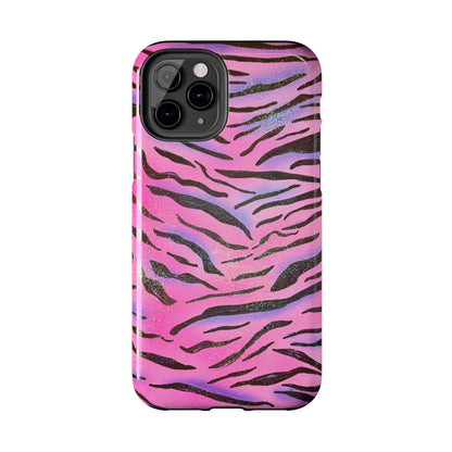 "glitter zebra" airbrush iPhone case