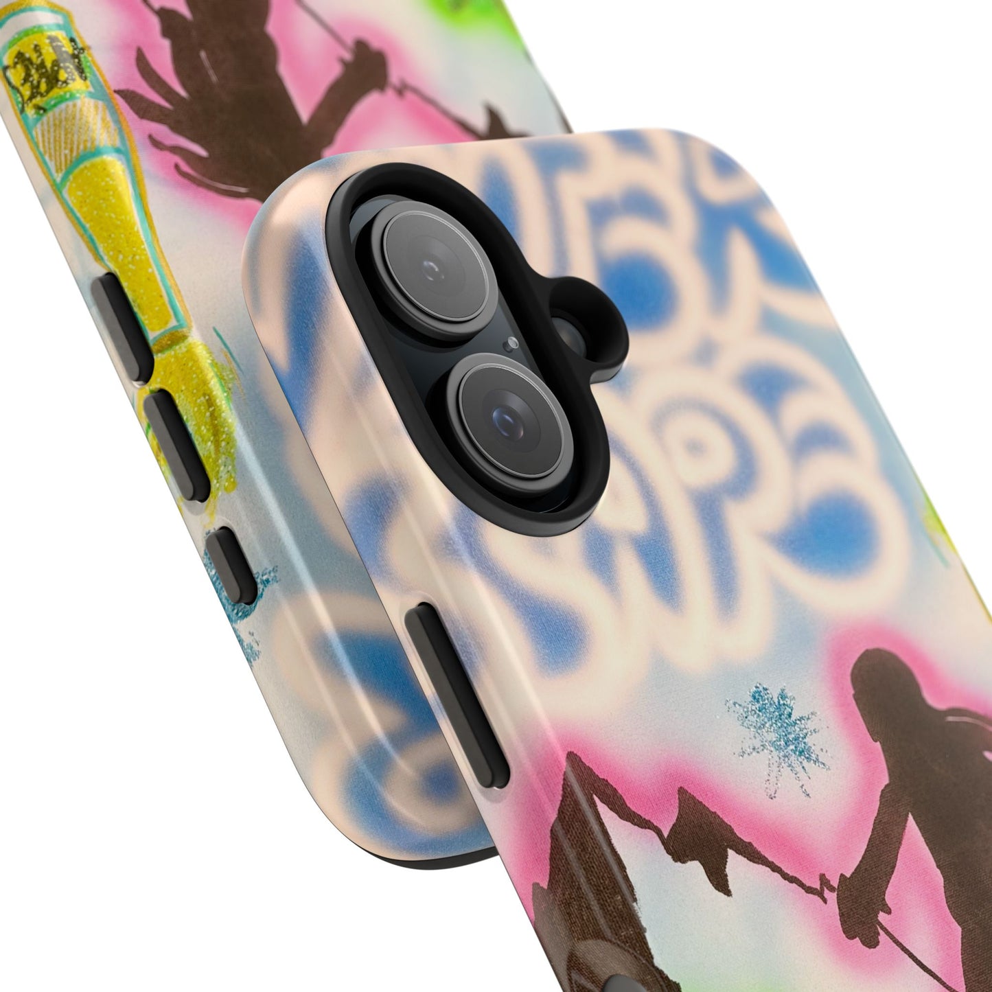 "winter escape" airbrush iPhone case