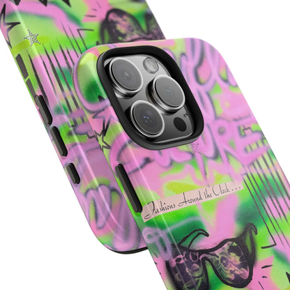 "green camo" airbrush iPhone case