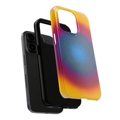 "blue raspberry aura" airbrush iPhone case