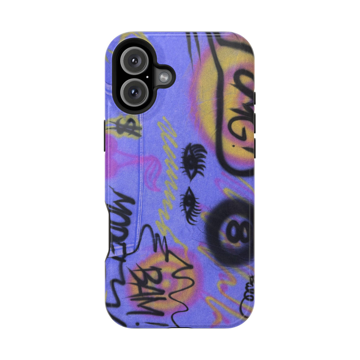 MagSafe "eye$ on lies" Airbrush iPhone Hülle