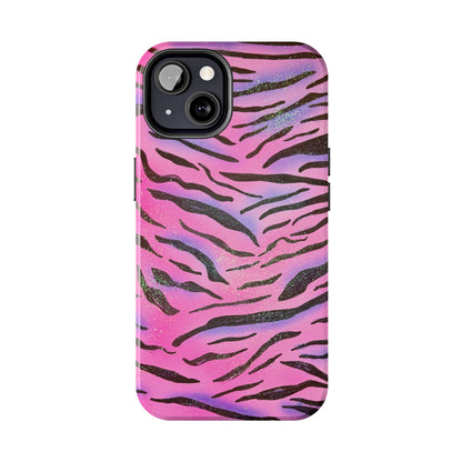 "glitter zebra" airbrush iPhone case