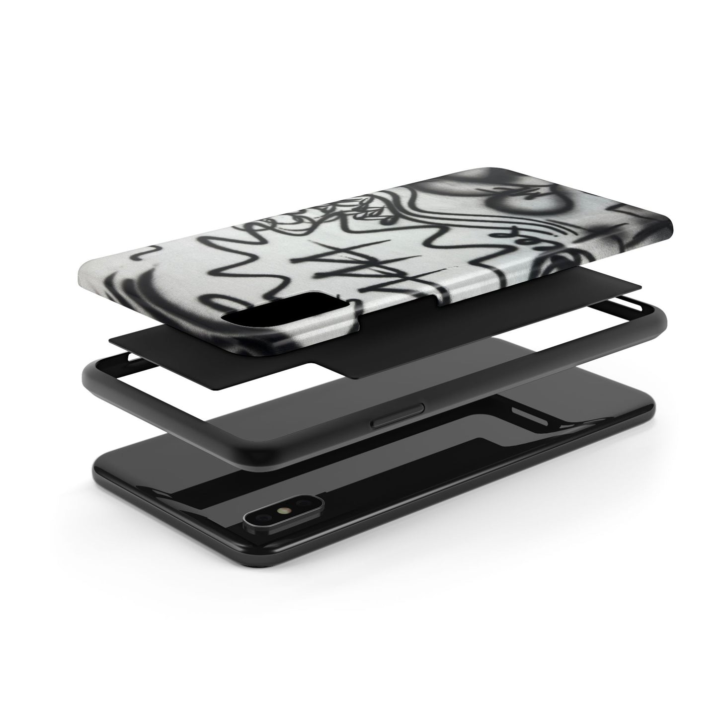 "444” airbrush iPhone case