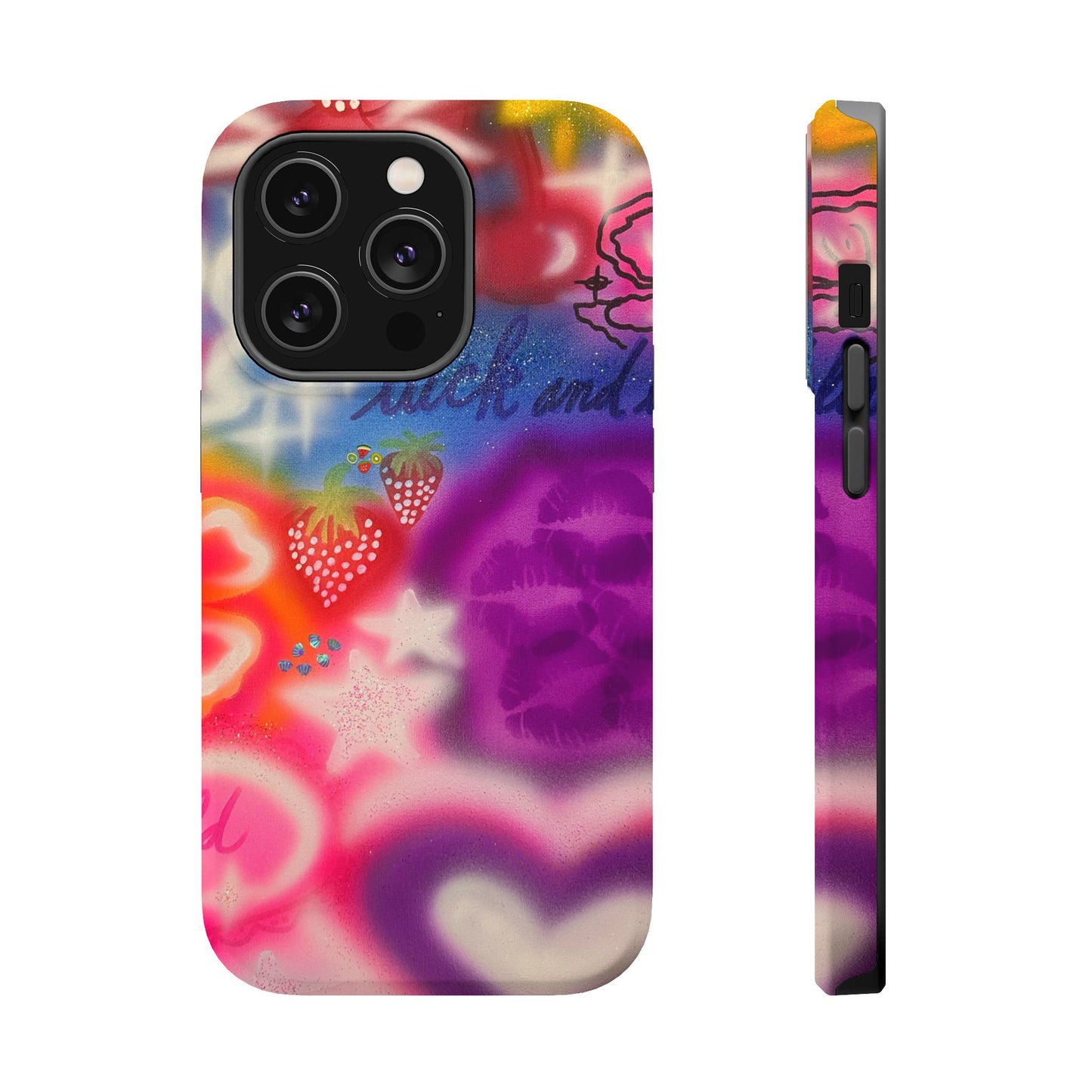 MagSafe „luck & luv pt. 2“ Airbrush iPhone Hülle