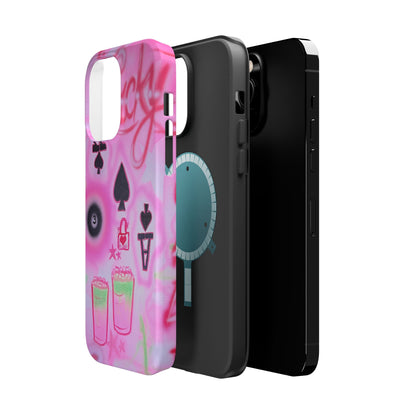 MagSafe "lucky ace" airbrush iPhone case