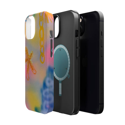 MagSafe "sweet starfish" airbrush iPhone case