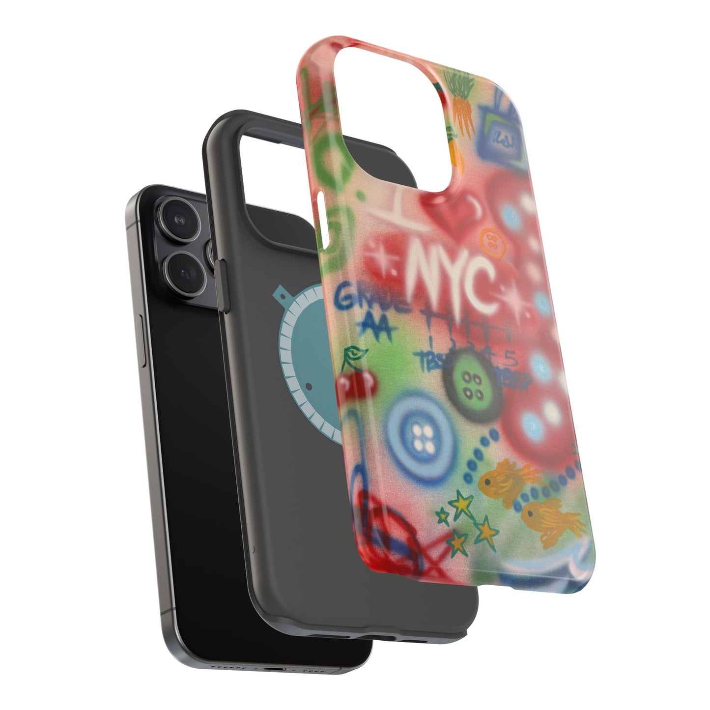 MagSafe "i <3 NYC" airbrush iPhone case