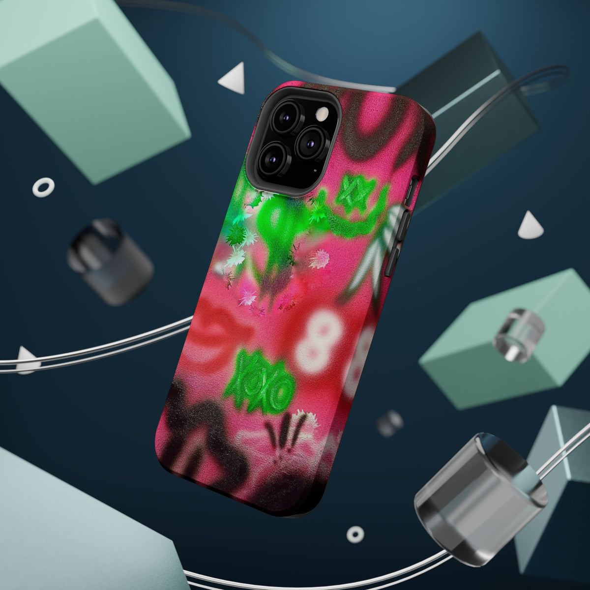 MagSafe "electr!c dreamz" Airbrush iPhone Hülle
