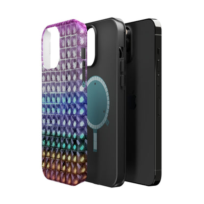 MagSafe "multicolor studs" airbrush iPhone case
