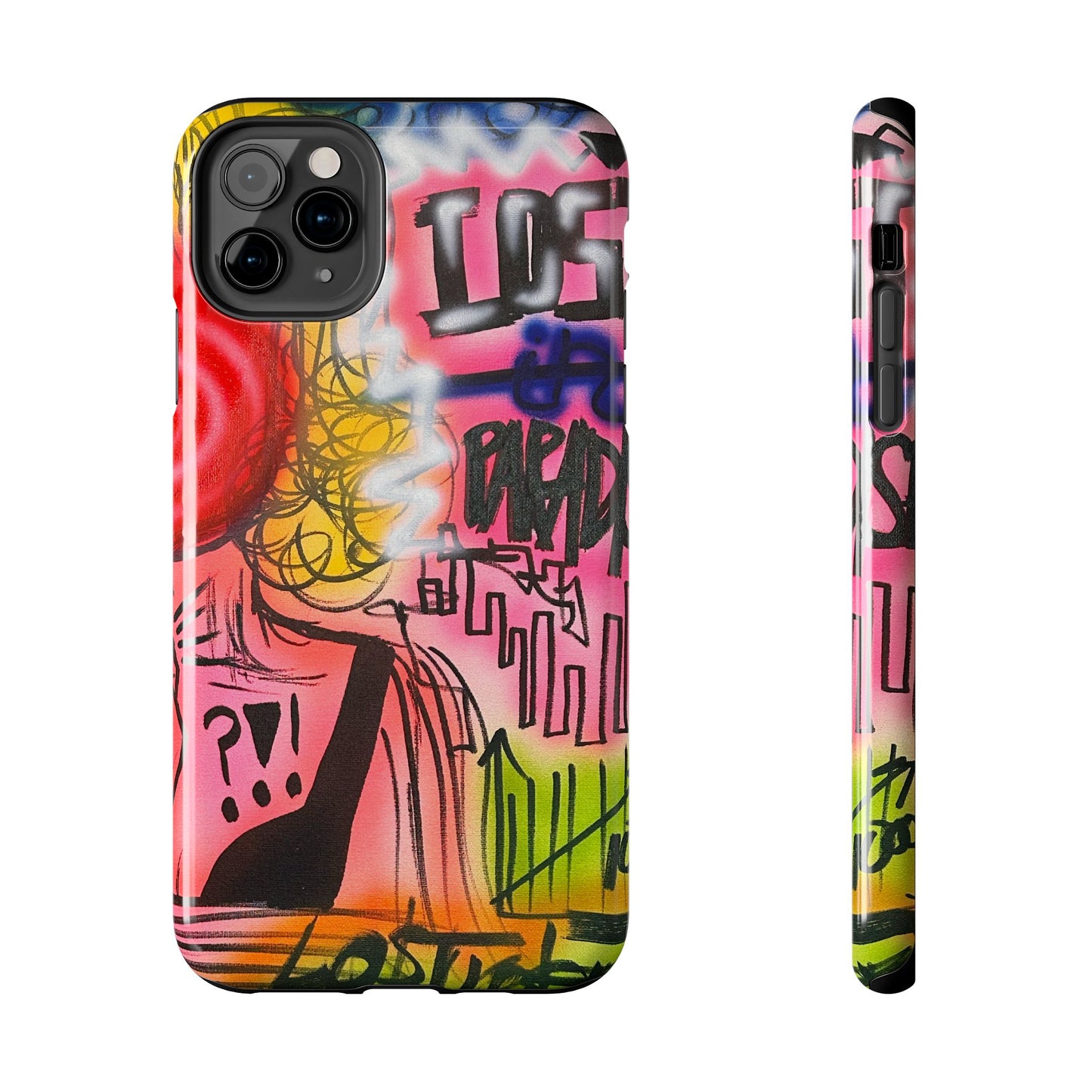 "lost in paradise" airbrush iPhone case